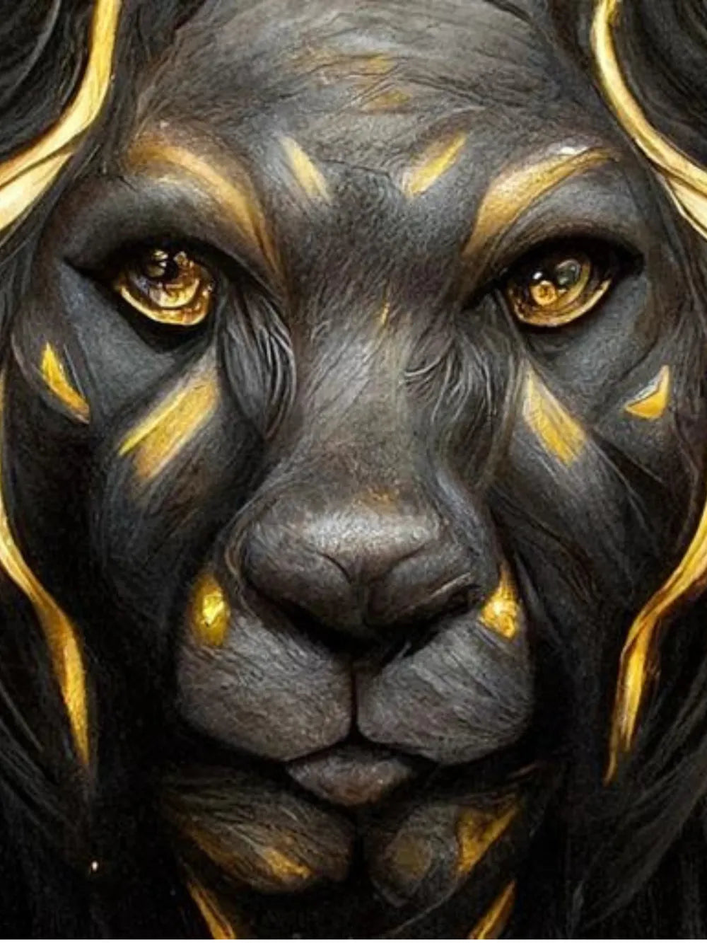 Black Gold Lion