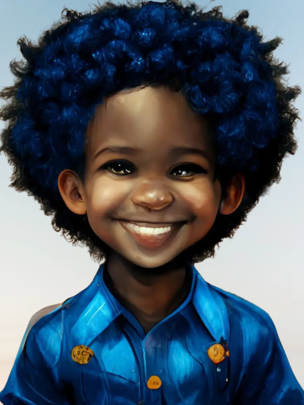 Young Boy (Blue)