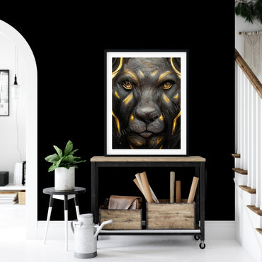 Black Gold Lion